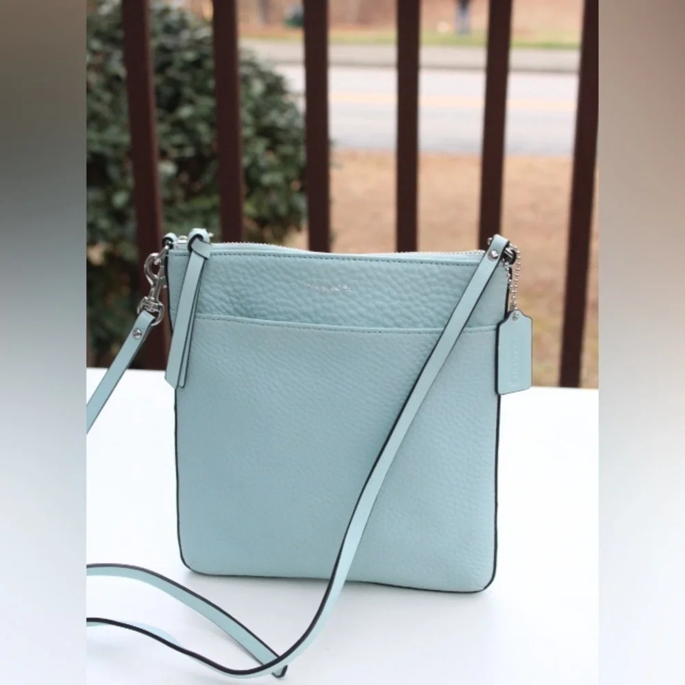 Coach leather “Kitt” cross body  bag